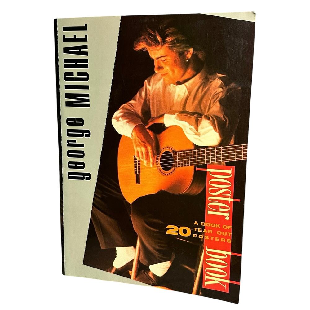 Vintage 1986 George Michael Book of Tear Out Posters Wham! 20 posters 11.5x16.5